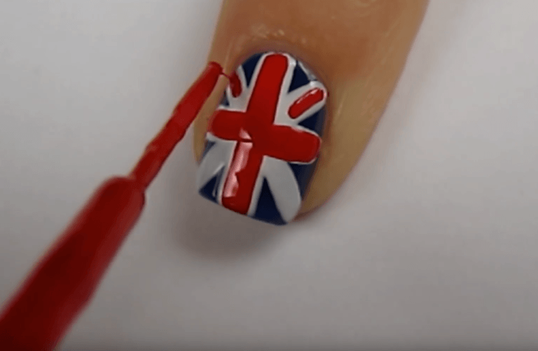 Birlesik Krallik Bayragi Oje Dizayni