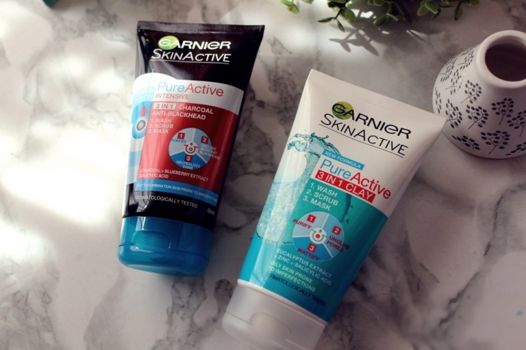 Garnier Saf Temiz Komur 3u1 Arada Temizleme Peeling Maske