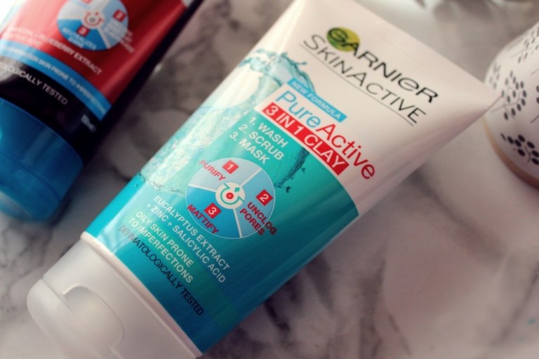 Garnier Saf Temiz Komur 3u1 Arada Temizleme Peeling Maske