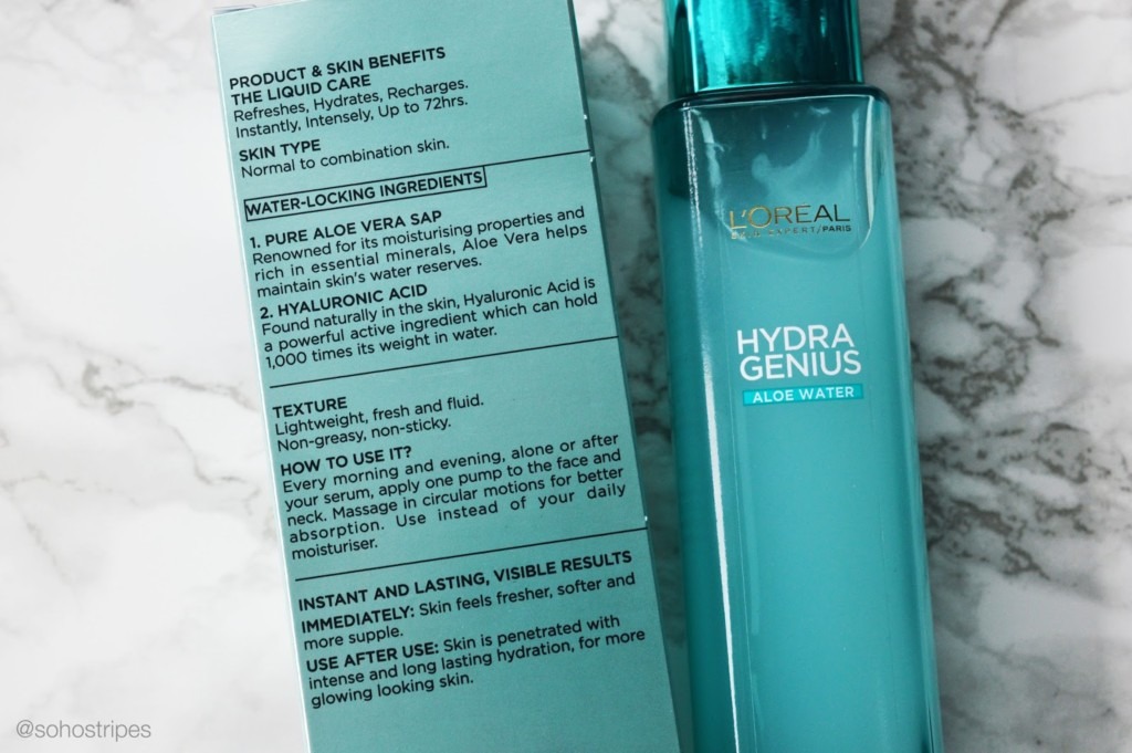 Loreal Paris Nem Terapisi Aloe Vera Suyu Loreal Hydra Genius Aloe Water