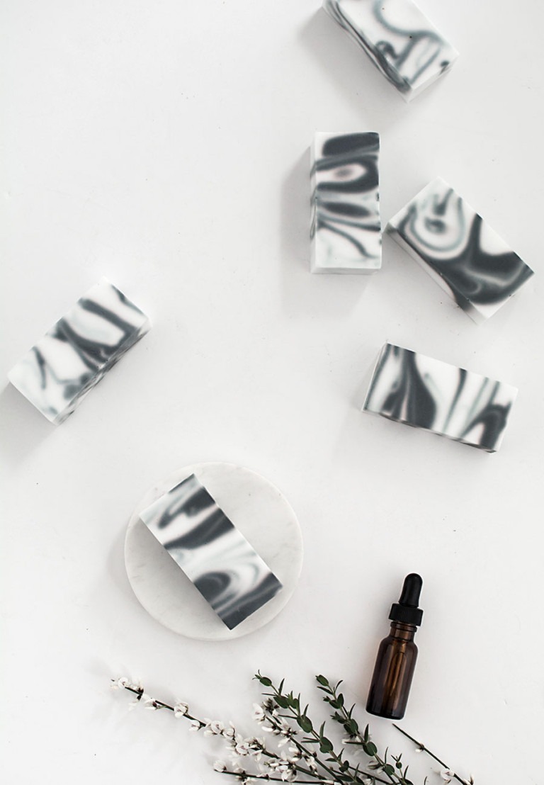 Mermer Tasarimli Ev Yapimi Sabun Diy Sabun