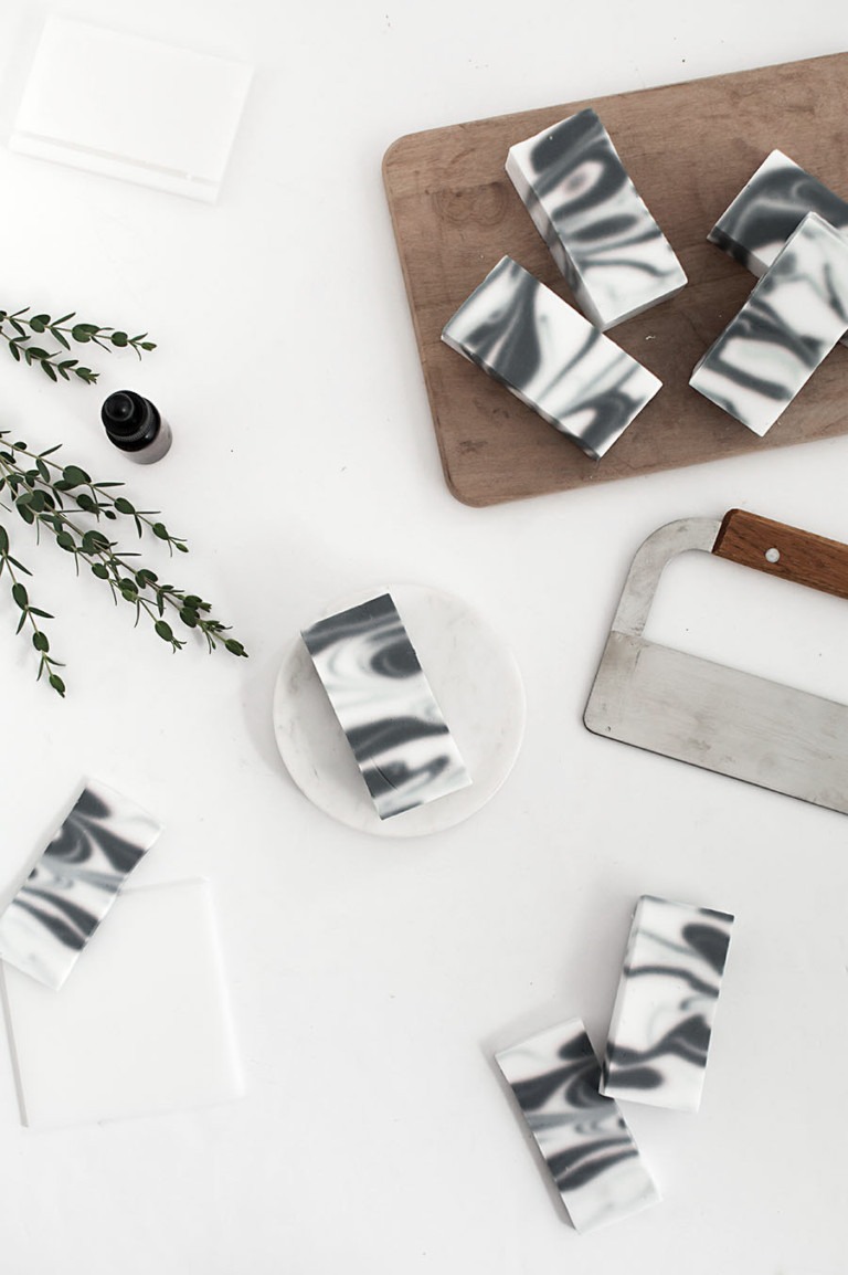 Mermer Tasarimli Ev Yapimi Sabun Diy Sabun