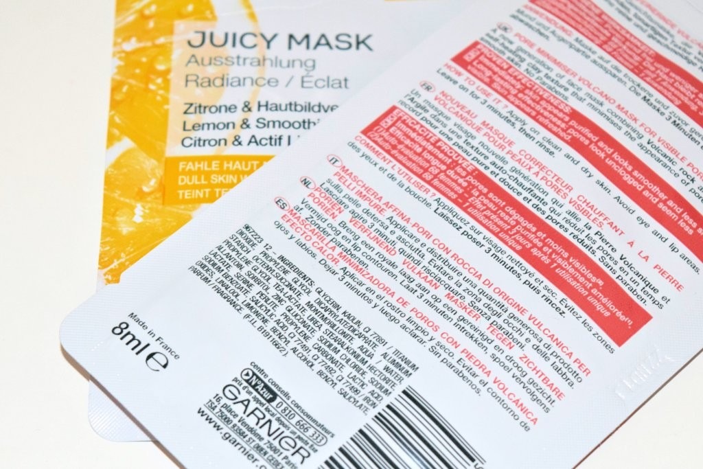 Garnier Skin Active Maskeler