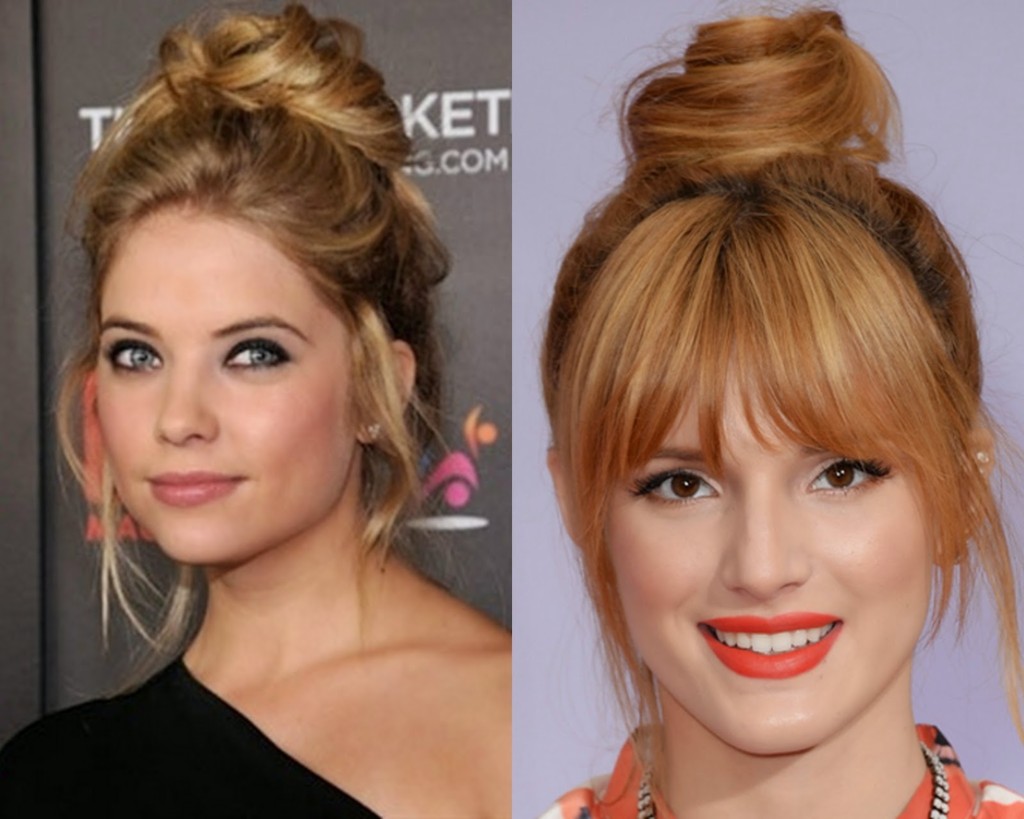 Unlulerin Topuz Sac Modelleri