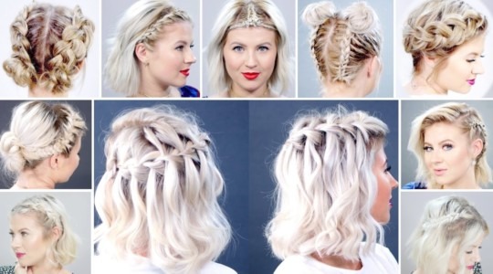 Birbirinden Güzel Kısa & Örgü Saç Modelleri