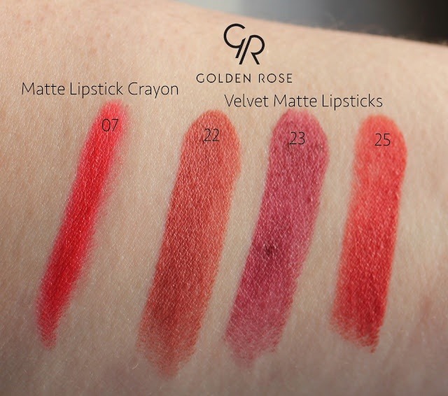 Golden Rose Velvet Matte Lipstick Mat Ruj Serisi