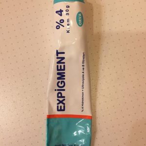 Expigment Krem — Expigment Kullanım Şekli